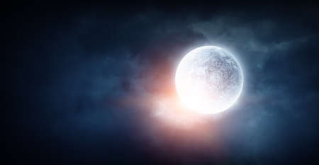 Spooky night image . Mixed mediaの写真素材