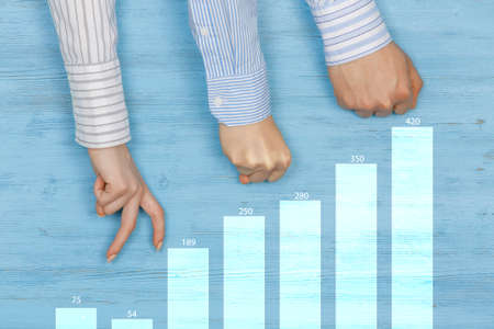 Business growing conceptの写真素材