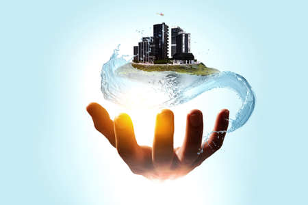 Real estate and construction industry concept