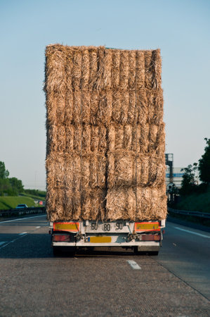 truck with nerd wheatのeditorial素材