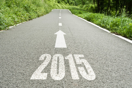 abstract road background concept-  2015の写真素材