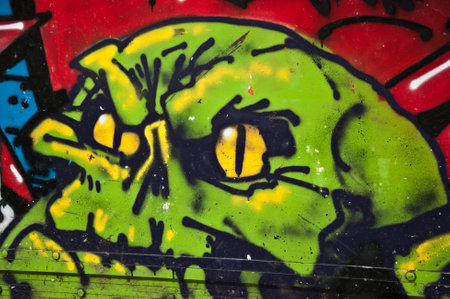 Paris - France - May 2013 - urban artのeditorial素材