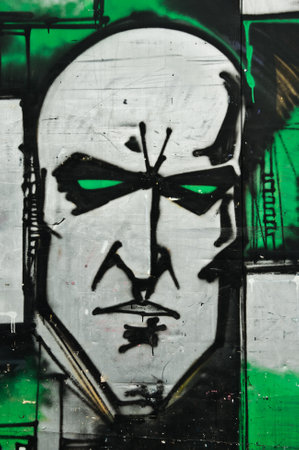 Paris - France - May 2013 - urban artのeditorial素材
