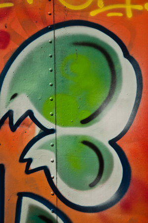 Paris - France - May 2013 - urban artのeditorial素材