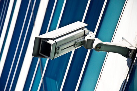 electronic security video camera  of surveillance