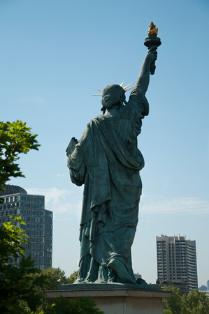 Statue of Liberty in Parisの写真素材