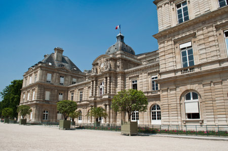 Luxembourg Gardens in Paris, Franceのeditorial素材
