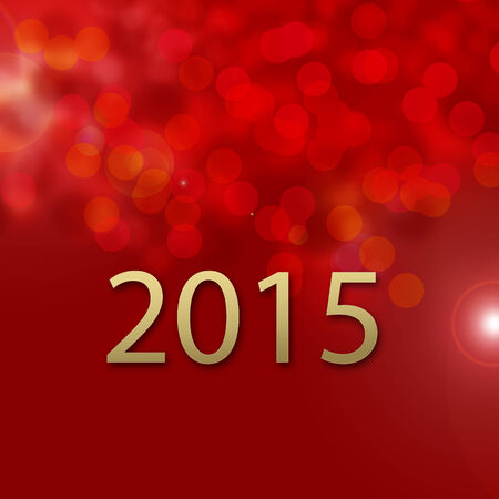 Happy 2015の写真素材