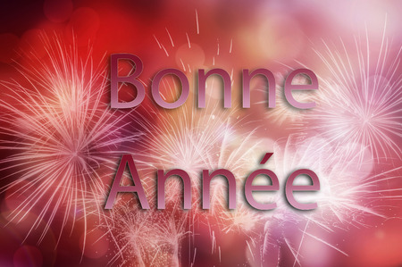 happy new year fireworks backgroundの写真素材