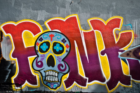 Mulhouse - France - 25 September 2014 - Urban Art - abstractのeditorial素材