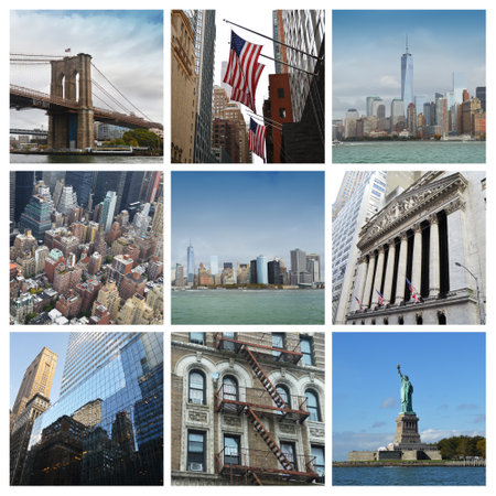 New York collageのeditorial素材