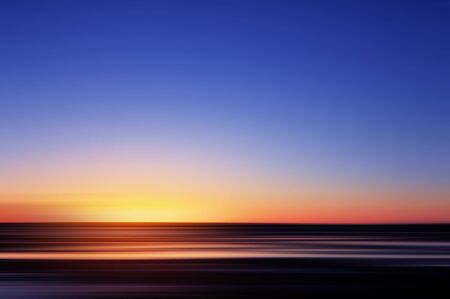 abstract sunset on the ocean backgroundの写真素材