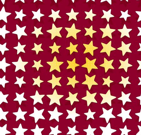 Color pattern with stars, shadows and linesのイラスト素材