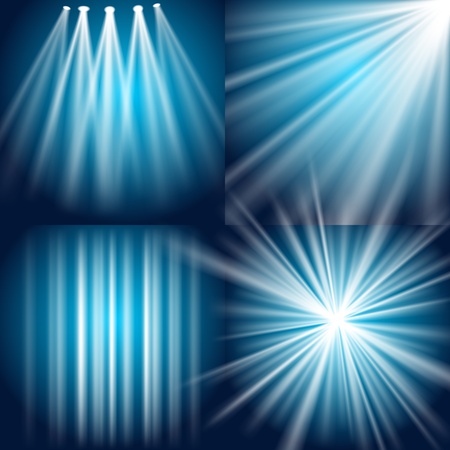 Light, Flash, Explosion and Glow backgroundのイラスト素材