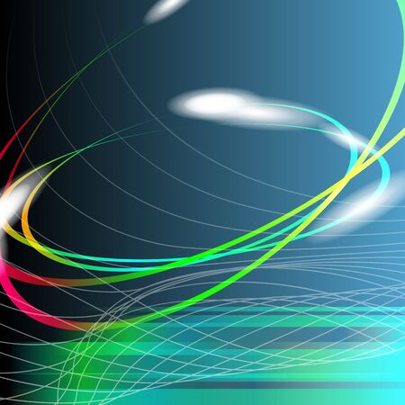 Abstract background with lights for business presentations and reportsのイラスト素材