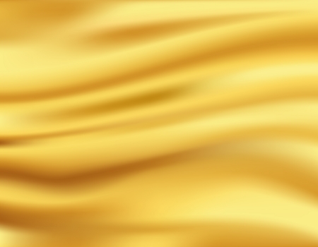 Yellow waves background, gold cloth in windのイラスト素材