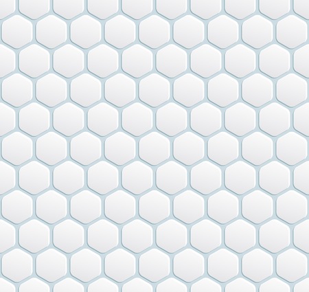 vector seamless modern white with hexagonのイラスト素材