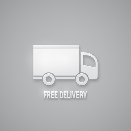 dispatch, shipment and free delivery sign vector vector illustrationのイラスト素材