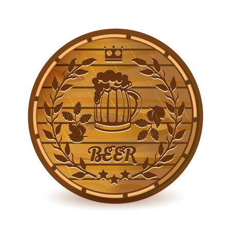 Beer barrelのイラスト素材