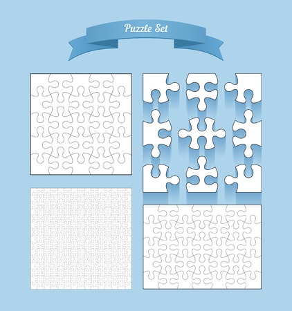 Puzzle setのイラスト素材