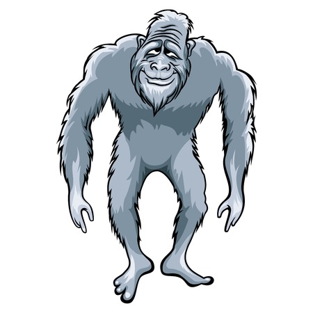 Bigfoot illustrationのイラスト素材