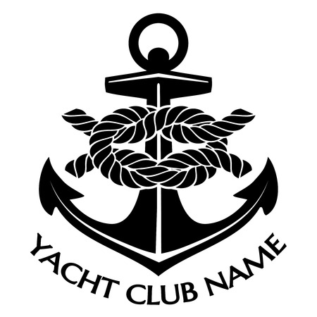 Black and White Yacht Club のイラスト素材