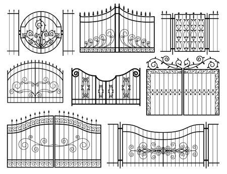 Iron Gates Iconsのイラスト素材