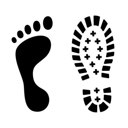 Foot vectorのイラスト素材