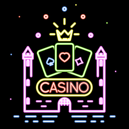 Poker club or casino vector background.のイラスト素材