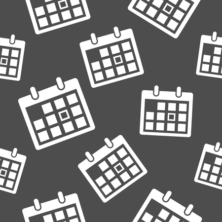 Calendar icon pattern for diary applications and planner web sitesのイラスト素材