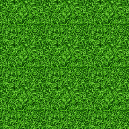 Seamless green grass vector pattern. Grass pattern, lawn grass, green grass nature illustrationのイラスト素材