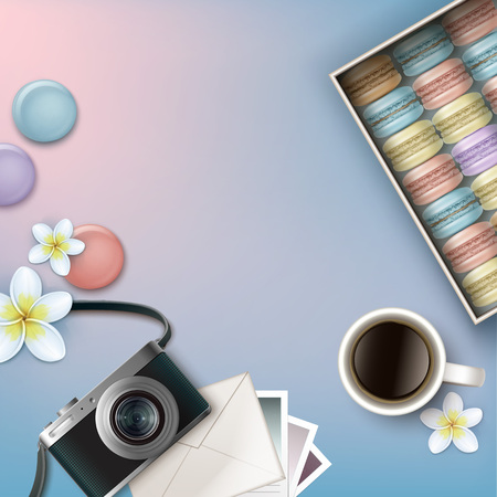 Box of macaronsのイラスト素材