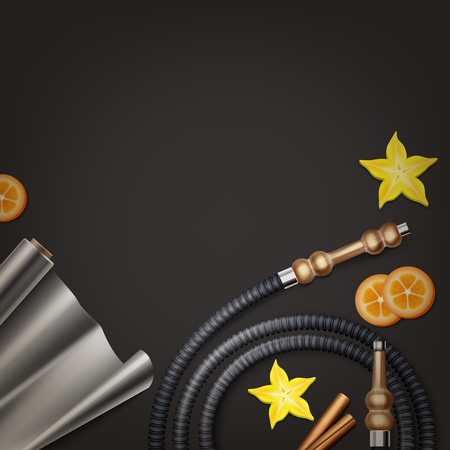 Hookah flat layのイラスト素材