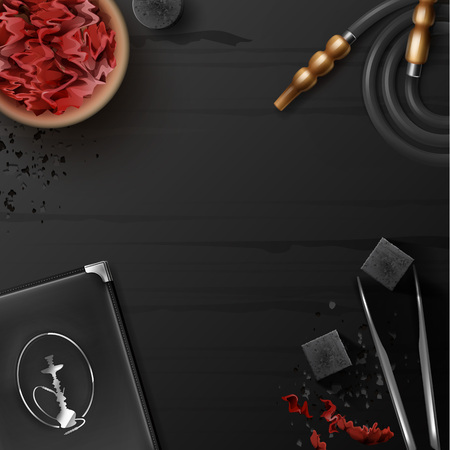 Hookah flat layのイラスト素材