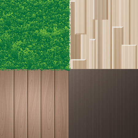 Vector set of natural textures for interior in eco minimalist style, isolated, close-upのイラスト素材