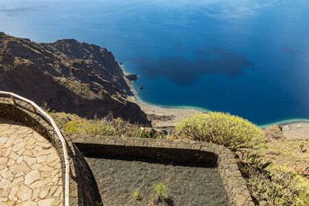 Mirador de la Pena in El Hierro Island, Canary, Spainの写真素材