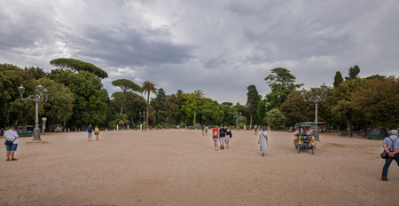 ROME, ITALY - MAY 25, 2022: Villa Borghese, Rome, Italyのeditorial素材