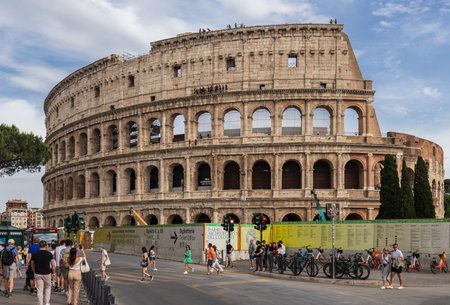 ROME, ITALY - MAY 25, 2022: Colosseum in Rome, Italy.