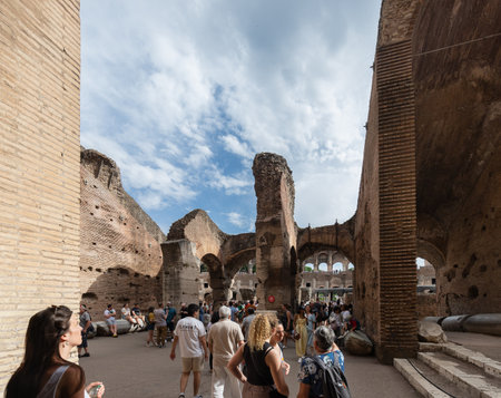 ROME, ITALY - MAY 25, 2022: Colosseum in Rome, Italy.のeditorial素材