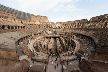 ROME, ITALY - MAY 25, 2022: Colosseum in Rome, Italy.のeditorial素材