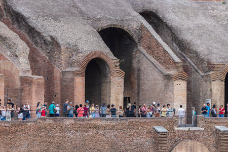 ROME, ITALY - MAY 25, 2022: Colosseum in Rome, Italy.のeditorial素材