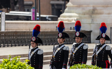 ROME, ITALY - MAY 26, 2022: National Monument to Victor Emmanuel II (Altare della Patria) built in...