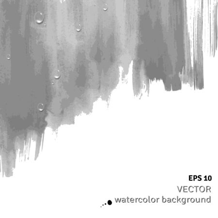 Vector abstract background.  Drops of water.のイラスト素材