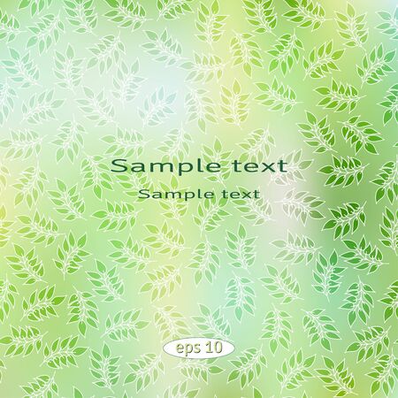 Abstract background. The leaves are colored substrate. Place for your textのイラスト素材