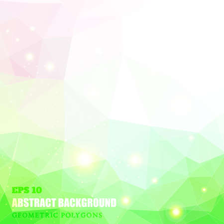 Abstract polygonal vector background. Spring colors.のイラスト素材