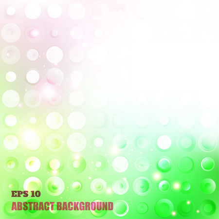 Abstract background with circles. Spring colors.のイラスト素材
