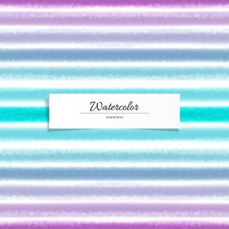 Vector seamless background with linear watercolor pattern. Hand drawing.のイラスト素材