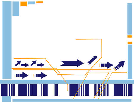 arrows illustrationのイラスト素材