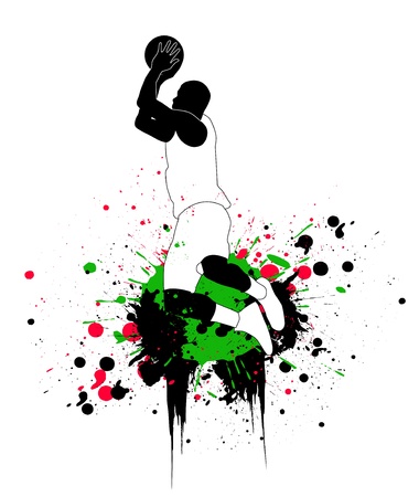 Basketball player のイラスト素材