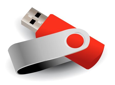 flash drive のイラスト素材